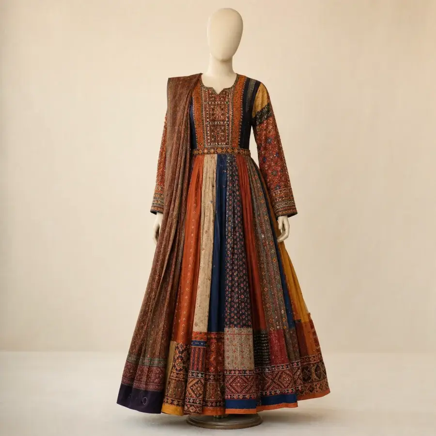 لباس گند سنتی چندرنگ