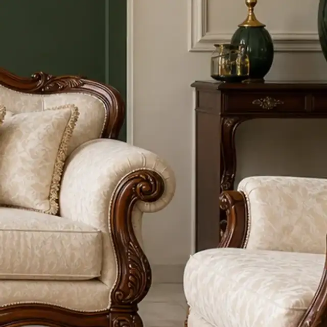 میز کنسول چوبی کلاسیک