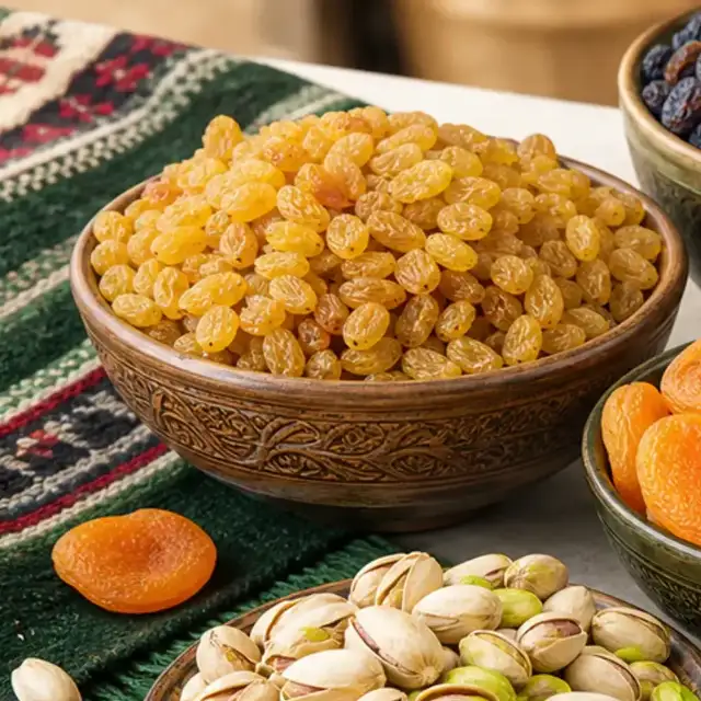 کشمش طلایی ممتاز ۱ کیلوگرام
