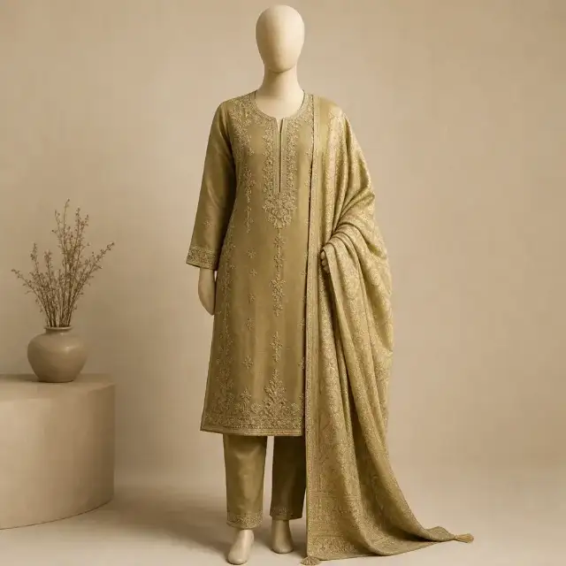ست پنجابی طلایی رسمی